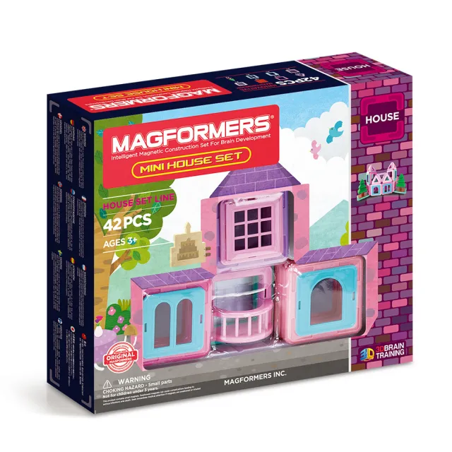 【Magformers】磁性建構片-炫彩奇蹟258片裝(贈迷你屋)