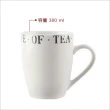 【CreativeTops】Stir單柄馬克杯4入 幸福品茶300ml(水杯 茶杯 咖啡杯)