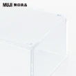 【MUJI 無印良品】壓克力桌上用面紙收納盒/面紙另售