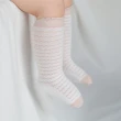 【Happy Prince】Perla條紋輕薄透氣嬰兒童及膝襪(網眼寶寶襪半統襪長襪)