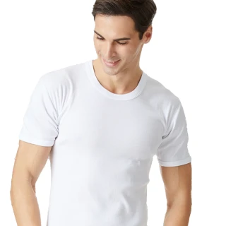 【BVD】6件組吸汗速乾圓領短袖衫(透氣 吸濕 排汗)