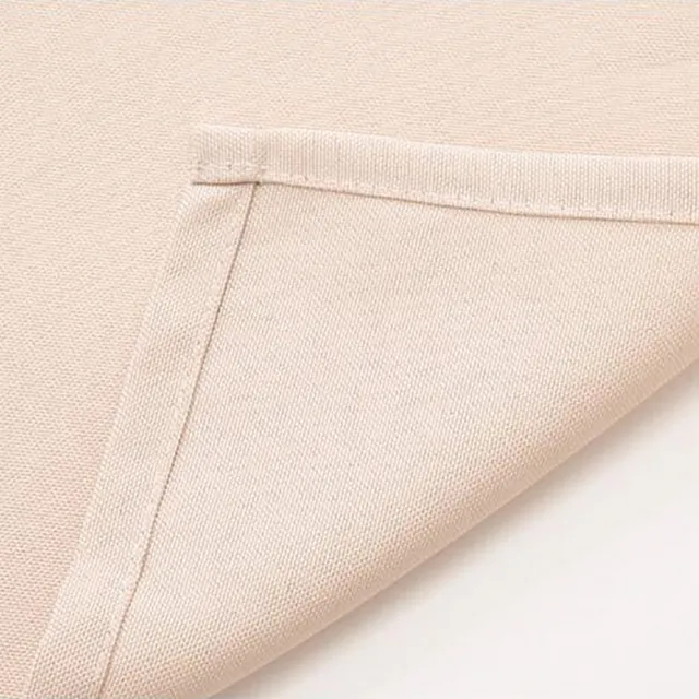 【NITORI 宜得利家居】撥水加工 桌布 PLAIN BE 130×170 米色(桌布 防潑水)