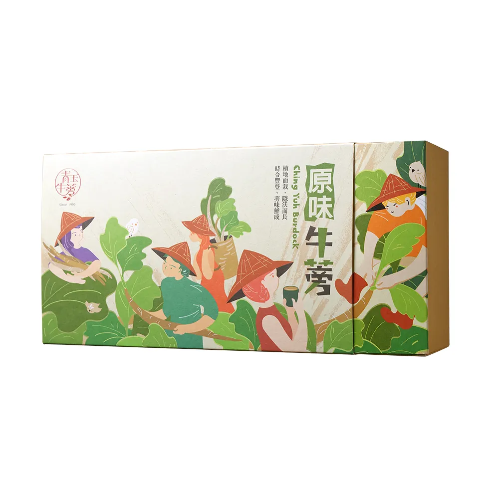 【青玉牛蒡茶】文創風原味牛蒡茶包x1盒(3gx30包/盒)