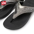 【FitFlop】LULU OMBRE GLITTER TOE-POST SANDALS 經典夾腳涼鞋-女(錫灰色)