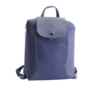 【法國盒子】潮流不敗休閒造型後背包(寶藍)