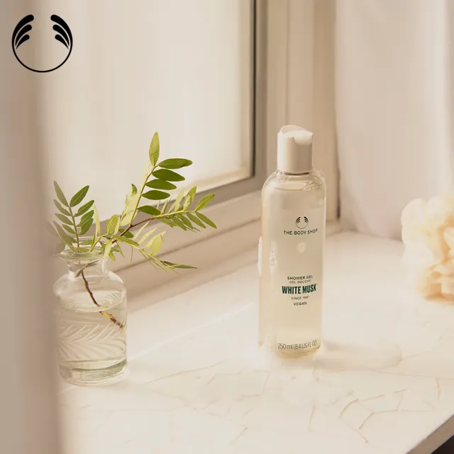 【THE BODY SHOP 美體小舖】白麝香沐浴膠-250ML(沐浴乳/香氛沐浴)