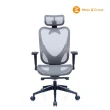 【Mesh 3 Chair】華爾滋人體工學網椅-附頭枕-銀灰(人體工學椅、網椅、電腦椅)
