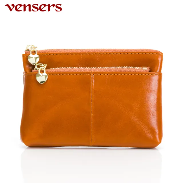 【Vensers】雙11  小牛皮潮流個性皮夾-(TC310902土黃零錢包)