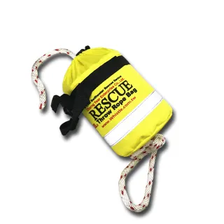 【金德恩】水上救生繩15M一組(台灣製造/環扣式/拋繩器/漂浮繩/水域救援)