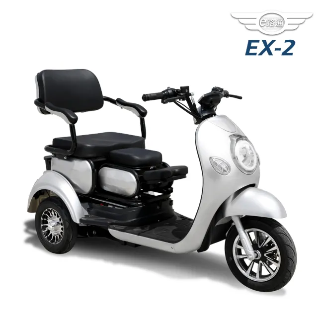 【JEMA 捷馬科技】EX-2 鉛酸 前後避震 親子座 電動三輪車