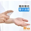 【iSFun】防疫必備酒精噴瓶洗手液分裝口罩收納盒(1入)