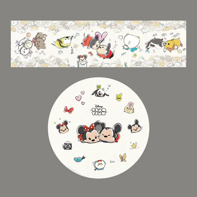 【Pintoo】迪士尼 - Tsum Tsum - 甜蜜時光 - 桌上時鐘拼圖145片