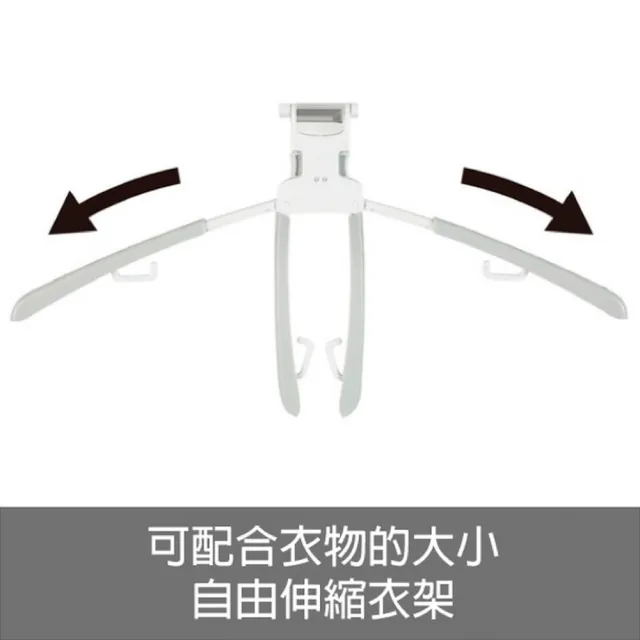 【NITORI 宜得利家居】連結式可折曬衣架 8P LGY(連結式 可折 曬衣架) 