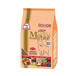 【Mobby 莫比】愛貓無穀配方 鵪鶉&鴨肉1.5公斤(貓糧、貓飼料、貓乾糧)