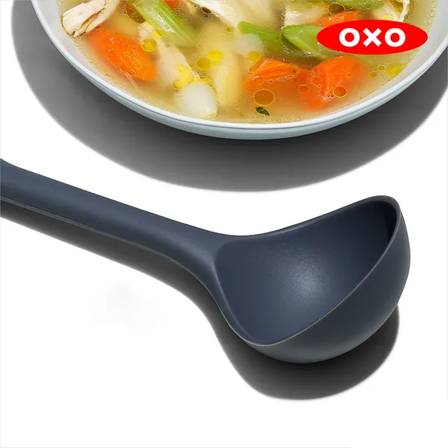 【美國OXO】全矽膠長柄湯杓