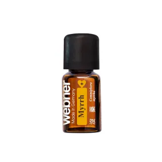 【Webner 葦柏納】沒藥單方精油5ml(修護肌膚)