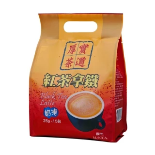 【Mocca 摩卡】厚實茶道紅茶拿鐵x2袋(25gx15包/袋)