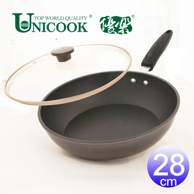 【ＵNICOOK 優樂】手工鑄造不沾平底鍋(28cm)
