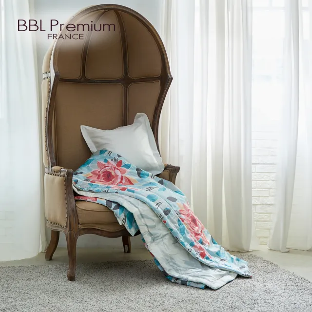 【BBL Premium】100%天絲印花鋅力綿涼被-向陽芳庭(雙人)