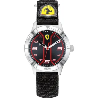 【Ferrari 法拉利】賽車徽標 手錶 童錶 -34mm  新年禮物(0810022)
