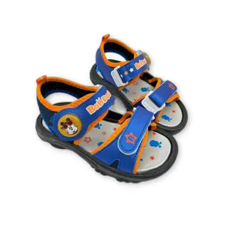 【樂樂童鞋】台灣製巴布豆電燈涼鞋-藍色(男童鞋 女童鞋 涼鞋 電燈鞋 現貨)
