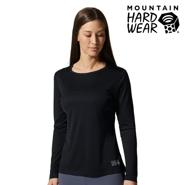 【Mountain Hardwear】Wicked Tech Long Sleeve T Women 防曬快乾長袖排汗衣 女款 黑色 #1924951