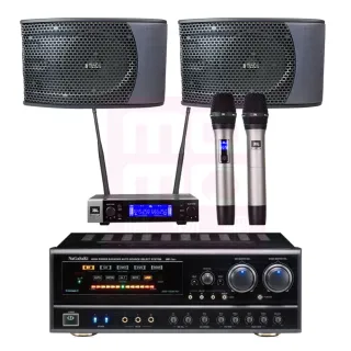 【NaGaSaKi】BB-1BT+JBL VM200+KS-9980 PRO(卡拉OK/綜合擴大機+無線麥克風+喇叭)