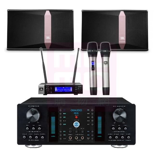 【OKAUDIO】DB-8AN+JBL VM200+JBL Ki510(卡拉OK綜合擴大機+無線麥克風+吊式專業用喇叭)