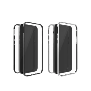 【德國 Black Rock】iPhone 13 6.1吋 磁吸合金玻璃殼(螢幕/機身2合1  9H超強抗刮)