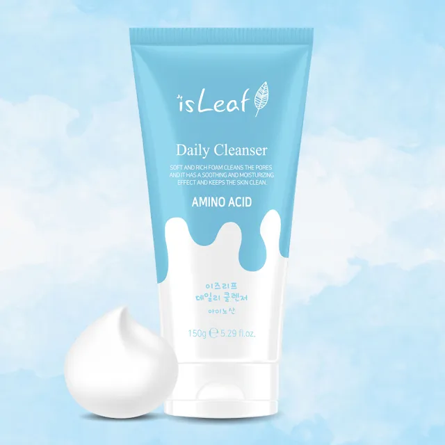 【isLeaf】韓國溫和柔膚潔顏乳150g二款可選(胺基酸  珍珠煥白)