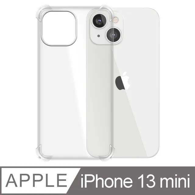【Ayss】iPhone 13 mini/5.4吋 超合身軍規手機空壓殼(四角氣墊防摔/美國軍方米爾標準認證-透明)