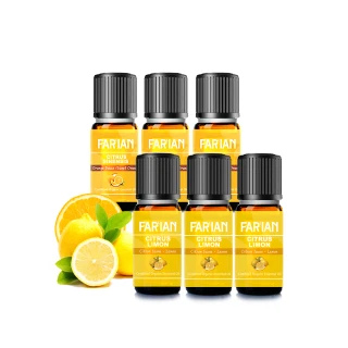 【即期品】Farian 歐洲原裝精油 6入組 5mlx6(甜橙檸檬精油任選擇一)