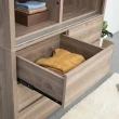 【IDEA】暖色木作滑門下六抽4尺衣櫃(收納櫃)
