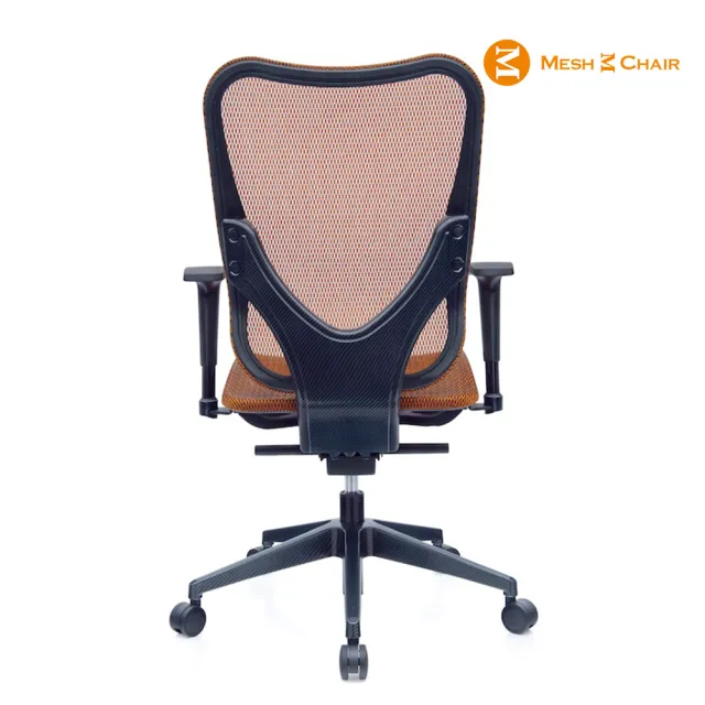 【Mesh 3 Chair】華爾滋人體工學網椅-無頭枕-亮橘(人體工學椅、網椅、電腦椅)