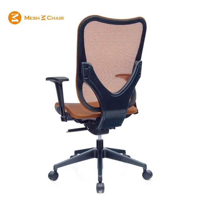 【Mesh 3 Chair】華爾滋人體工學網椅-無頭枕-亮橘(人體工學椅、網椅、電腦椅)