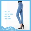 【BLUE WAY】女款 經典弧線8分 高腰 窄直褲 牛仔褲-ET BOITE箱子