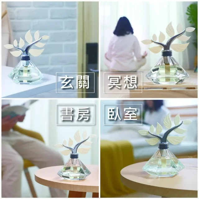 【Gdesign】Aroma-葉紙 森林擴香組 贈大地精油100ml(薰香、 精油瓶 、擴香瓶、、)