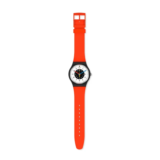 【SWATCH】New Gent 原創系列ROUGE & NOIR 手錶 瑞士錶 錶(41mm)