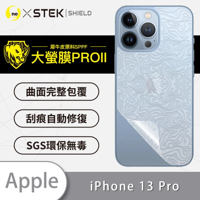 【o-one大螢膜PRO】Apple iPhone 13 Pro 6.1吋 滿版手機背面保護貼
