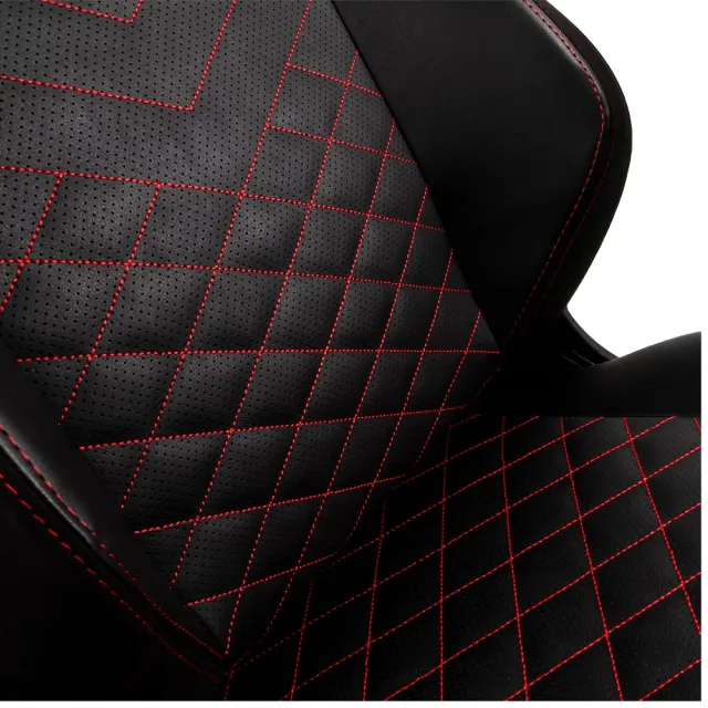 【noblechairs】HERO PU系列電競辦公椅(黑底紅車線)