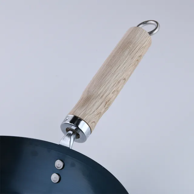 【京都活具】木柄平底鐵鍋 26cm 日本製 平底鍋 煎鍋 {電磁爐 IH爐可用}(平輸品)