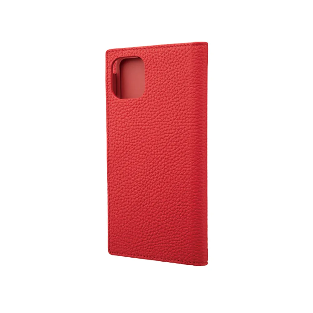 【Gramas】iPhone 11 Pro Max 6.5吋 手工德國真皮皮套(紅)