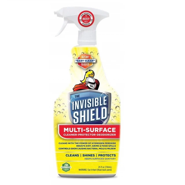 INVISIBLE SHIELD 奈米撥水亮光清潔劑740ml-多用途抗菌除臭型(撥水 撥髒 廚房清潔 浴室清潔 抗菌消臭)