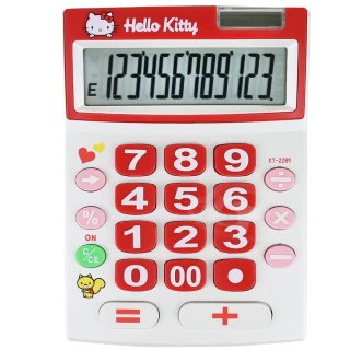 【E-MORE】HelloKitty 12位數計算機 KT2289