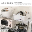 【A+Courbe】MIT耐重鐵力士鍍鉻萬用收納二層架45x45x180cm(置物架 電器架 床邊櫃 鞋架)