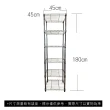 【A+Courbe】MIT耐重鐵力士鍍鉻萬用收納六層架45x45x180cm(置物架 電器架 床邊櫃 鞋架)