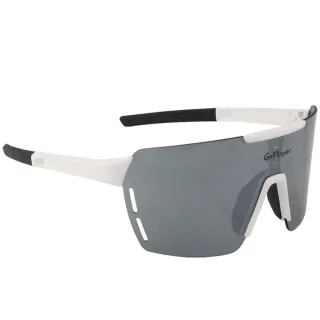 【GoPlayer】全片式太陽眼鏡-白無框綠片(抗UV400 高爾夫 太陽眼鏡 運動太陽眼鏡)