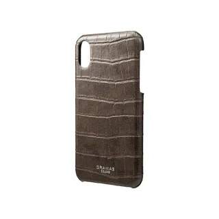 【Gramas】iPhone X/XS 5.8吋 尊爵版 背蓋式手機殼(咖啡)