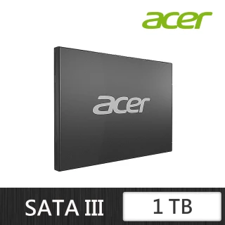 【Acer 宏碁】RE100 1TB SATA ssd固態硬碟 5年保固(最高讀取557MB/s)