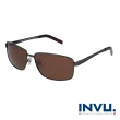 【INVU】瑞士時尚沉穩偏光太陽眼鏡(鐵灰 B1607F)